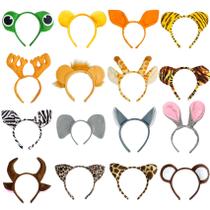 Bandanas Animal Ears Flying Childhood Jungle, 16 unidades para crianças Bandanas Animal Ears Flying Childhood Jungle, 16 unidades para crianças