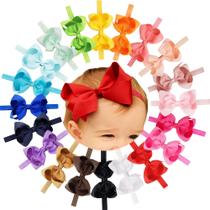 Bandanas CÉLLOT para bebês e meninas, fita de gorgorão, 11 cm, laços de cabelo x20