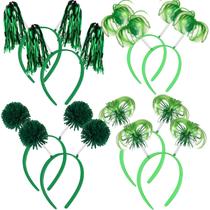 Bandanas Censen Halloween Pom Pom Tinsel com rabos de cavalo x8 verdes Bandanas Censen Halloween Pom Pom Tinsel com rabos de cavalo x8 verdes