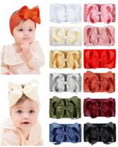 Bandanas de bebê doboi, 12 peças de laços de fita de nylon macio