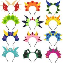 Bandanas de festa Flying Childhood Dinosaur Dragon Kids, pacote com 12