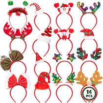 Bandanas de Natal HOVACY para adultos e crianças, pacotes x16