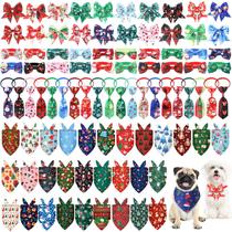 Bandanas de Natal para cães Bulk Reginary 120 unidades para animais de estimação Bandanas de Natal para cães Bulk Reginary 120 unidades para animais de estimação