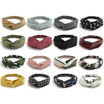 Bandanas de turbante DRESHOW Vintage Boho Elastic para mulheres x16