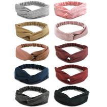 Bandanas DRESHOW para mulheres Criss Cross Vintage, pacote com 10