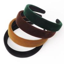 Bandanas DRESHOW Velvet Wide para mulheres e meninas, 4 unidades Bandanas DRESHOW Velvet Wide para mulheres e meninas, 4 unidades