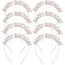 Bandanas em Sowni Sparkling Rhinestone Rose Gold Feliz Aniversário