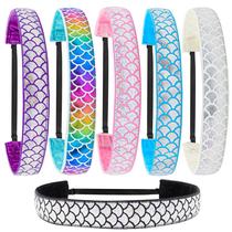 Bandanas FROG SAC Mermaid Elastic para meninas 6 unidades