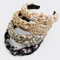 Bandanas Huachi Fashion Flower estampadas para mulheres e meninas