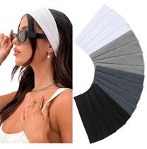 Bandanas Huachi para mulheres, pacote com 16 faixas elásticas de cabelo Bandanas Huachi para mulheres, pacote com 16 faixas elásticas de cabelo