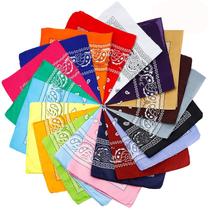 Bandanas Jeatonge 20 Unidades Estampado Paisley Poliéster 56x56 cm Bandanas Jeatonge 20 Unidades Estampado Paisley Poliéster 56x56 cm