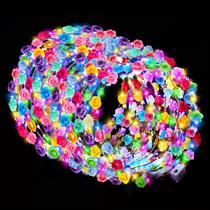 Bandanas LED Flower Crowns HONLYNE 100 unidades para mulheres x24 Bandanas LED Flower Crowns HONLYNE 100 unidades para mulheres x24
