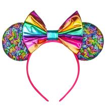 Bandanas Mouse Ears Foeran Shiny Bows para meninas e mulheres