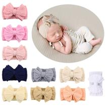 Bandanas para bebês EUBUY, elástico e macio, nylon com laços, 10 unidades Bandanas para bebês EUBUY, elástico e macio, nylon com laços, 10 unidades
