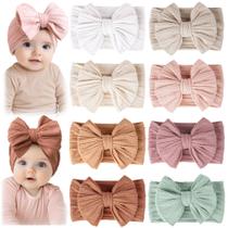 Bandanas para bebês Prohouse Soft Nylon, pacote com 8