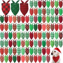 Bandanas para cães Abbylike Christmas Plaid 80x55 cm, 50 unidades Bandanas para cães Abbylike Christmas Plaid 80x55 cm, 50 unidades