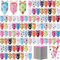 Bandanas para cães Abbylike Paw Print 200 unidades a granel para animais de estimação Bandanas para cães Abbylike Paw Print 200 unidades a granel para animais de estimação