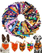 Bandanas para cães PET SHOW Halloween, pacote com 50, GG, laváveis