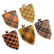 Bandanas para cães Savier, 5 peças, manta de algodão ajustável 43 cm Bandanas para cães Savier, 5 peças, manta de algodão ajustável 43 cm