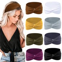 Bandanas perfeitas para mulheres, antiderrapantes para cabelos curtos x8