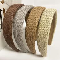 Bandanas Springtime Straw para mulheres e meninas (4 unidades)