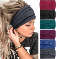 Bandanas Tobeffect African Boho Wide Hairband para mulheres
