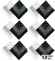 Bandanas Umo Lorenzo 21x21 cm, algodão, pacote com 2 cores