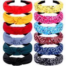 Bandanas VELSCRUN Bandana Knotted, pacote com 12, moda feminina