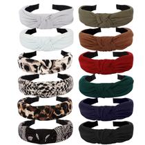 Bandanas VELSCRUN Flower, pacote com 12, antiderrapantes, largas para mulheres Bandanas VELSCRUN Flower, pacote com 12, antiderrapantes, largas para mulheres