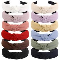 Bandanas VELSCRUN, pacote com 12 para mulheres, faixa de cabelo de cetim moderna Bandanas VELSCRUN, pacote com 12 para mulheres, faixa de cabelo de cetim moderna