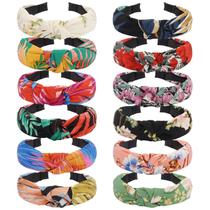 Bandanas VELSCRUN para mulheres e meninas, pacote com 12 estampas florais Bandanas VELSCRUN para mulheres e meninas, pacote com 12 estampas florais
