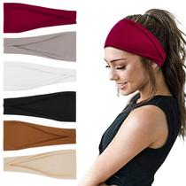 Bandanas YONUF Fashion for Women Yoga Workout, pacote com 6