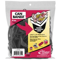 Bandas de borracha Alliance Can Bands 7x0,3 cm 50 faixas pretas