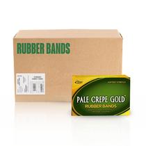 Bandas de borracha Alliance Pale Crepe Gold 84 Caixa de 1 lb (240 faixas)