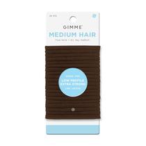 Bandas de cabelo GIMME Low Profile, elástico antiderrapante, pacote com 20