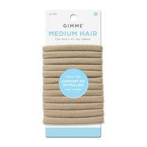 Bandas de cabelo GIMME Medium Hold Seamless Nylon, pacote com 12 unidades, loiras Bandas de cabelo GIMME Medium Hold Seamless Nylon, pacote com 12 unidades, loiras