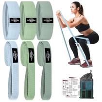 Bandas de Ejercicio DICYWUDI 6 Pack de Tela Antideslizantes de Resistencia Bandas de Ejercicio DICYWUDI 6 Pack de Tela Antideslizantes de Resistencia