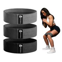 Bandas de quadril Gymreapers em tecido antiderrapante, 3 níveis de resistência Bandas de quadril Gymreapers em tecido antiderrapante, 3 níveis de resistência