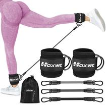 Bandas de resistência do tornozelo HOXWC para malhar e treinar glúteos