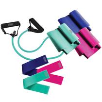 Bandas de Resistência EDX com Alças - Conjunto de 7 para Exercícios