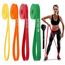 Bandas de resistência K.CINE 4 níveis Pull Up Assist com âncora de porta Bandas de resistência K.CINE 4 níveis Pull Up Assist com âncora de porta