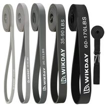 Bandas de Resistência WIKDAY com Âncora de Porta - 5 Níveis de Intensidade