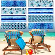 Bandas de toalha de praia Boao 8 peças para cadeiras de praia (40 x 5 cm) Bandas de toalha de praia Boao 8 peças para cadeiras de praia (40 x 5 cm)