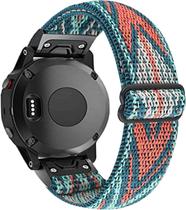 Bandas elásticas para Fenix 5/Fenix 5 Plus/Fenix 6 Pro Bandas, 22 mm Soft Stretch Respirável Pulseira de Substituição Masculina Feminina para Garmin Fenix 5/Forerunner 935/Approach S60/Quatix 5 Preto