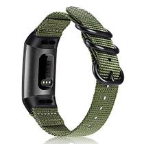 Bandas Fintie Compatíveis com Fitbit Charge 4 / Fitbit Charge 3, Pulseira de Substituição de Banda Esportiva de Nylon Macia Compatível com Fitbit Charge 3 e Carga 3 SE Atividade fitness