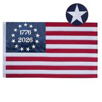Bandeira A-ZCOVER 250 Anniversary USA Betsy Ross 13 estrelas 1,5x2,4m