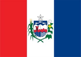 Bandeira Alagoas Estampada Uma face 90x128cm