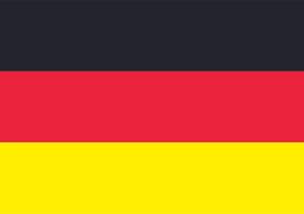 Bandeira Alemanha estampada dupla face - 0,90x1,28m