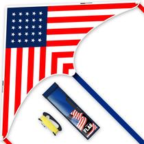Bandeira americana Kite Doinfly Delta para crianças e adultos