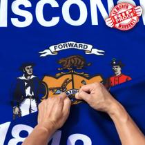 Bandeira Anley à prova de rasgos, dupla face, 3 camadas, Wisconsin, 90x150cm